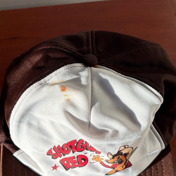 Vintage Shotgun Red Snapback Hat USA Made - Picture 3 of 7